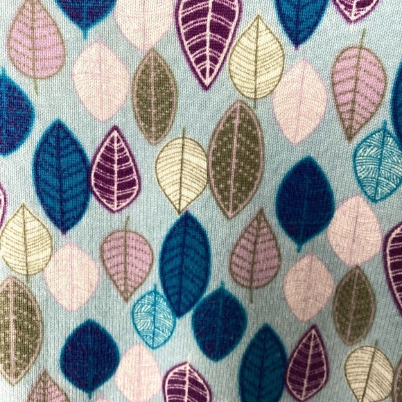 Talbots Long Sleeve Lightweight Colorful Leaves Sweater Size S/P - Picture 5 of 12